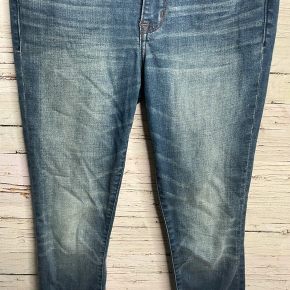 Abercrombie & Fitch Harper ankle raw hem jeans 25 - Picture 3 of 10
